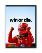 Win Or Die – 30×40 cm – Zwart