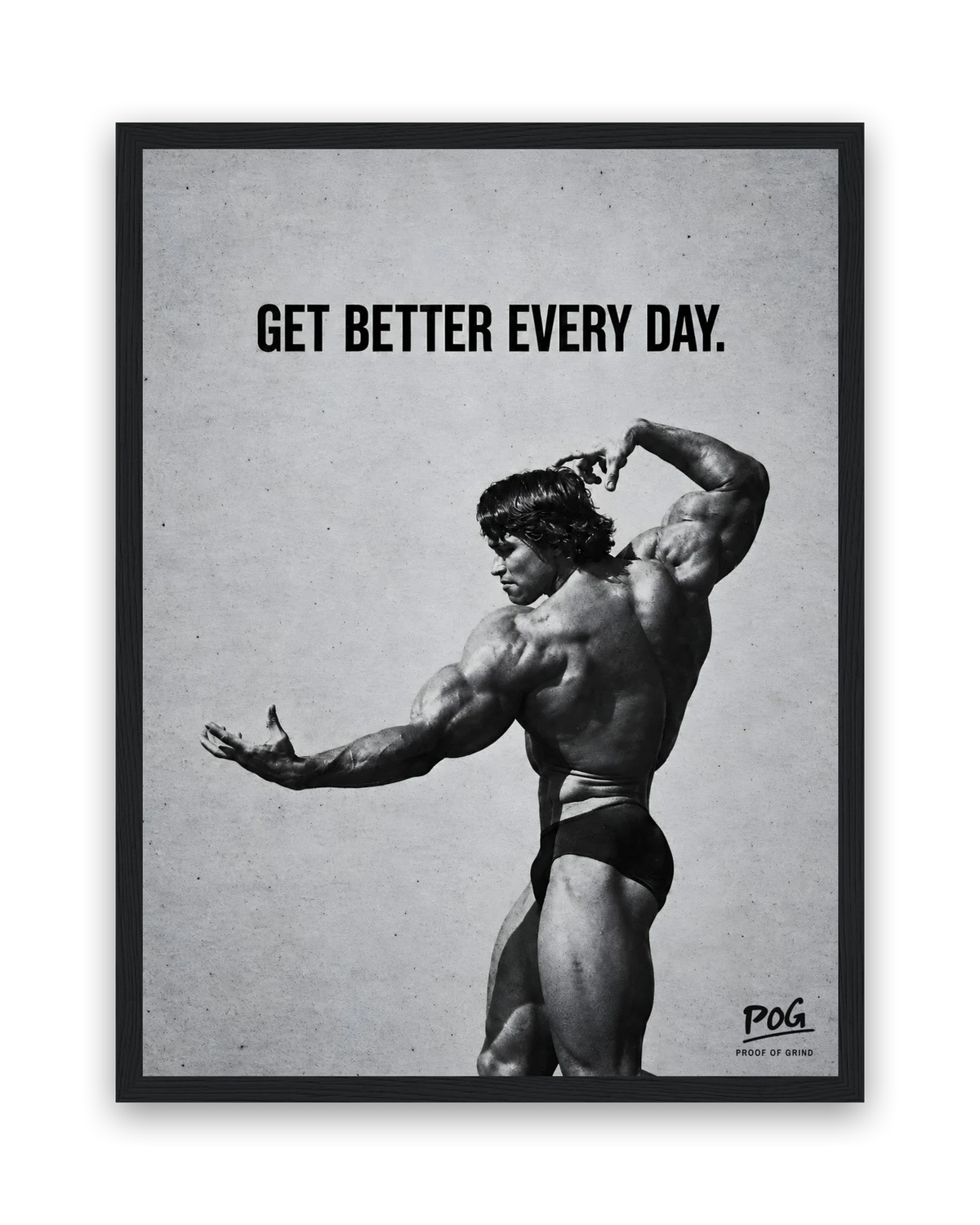 Get Better Every Day – 30×40 cm – Zwart