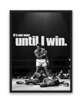Until I Win – 30×40 cm – Zwart