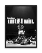 Until I Win – 30×40 cm – Zwart