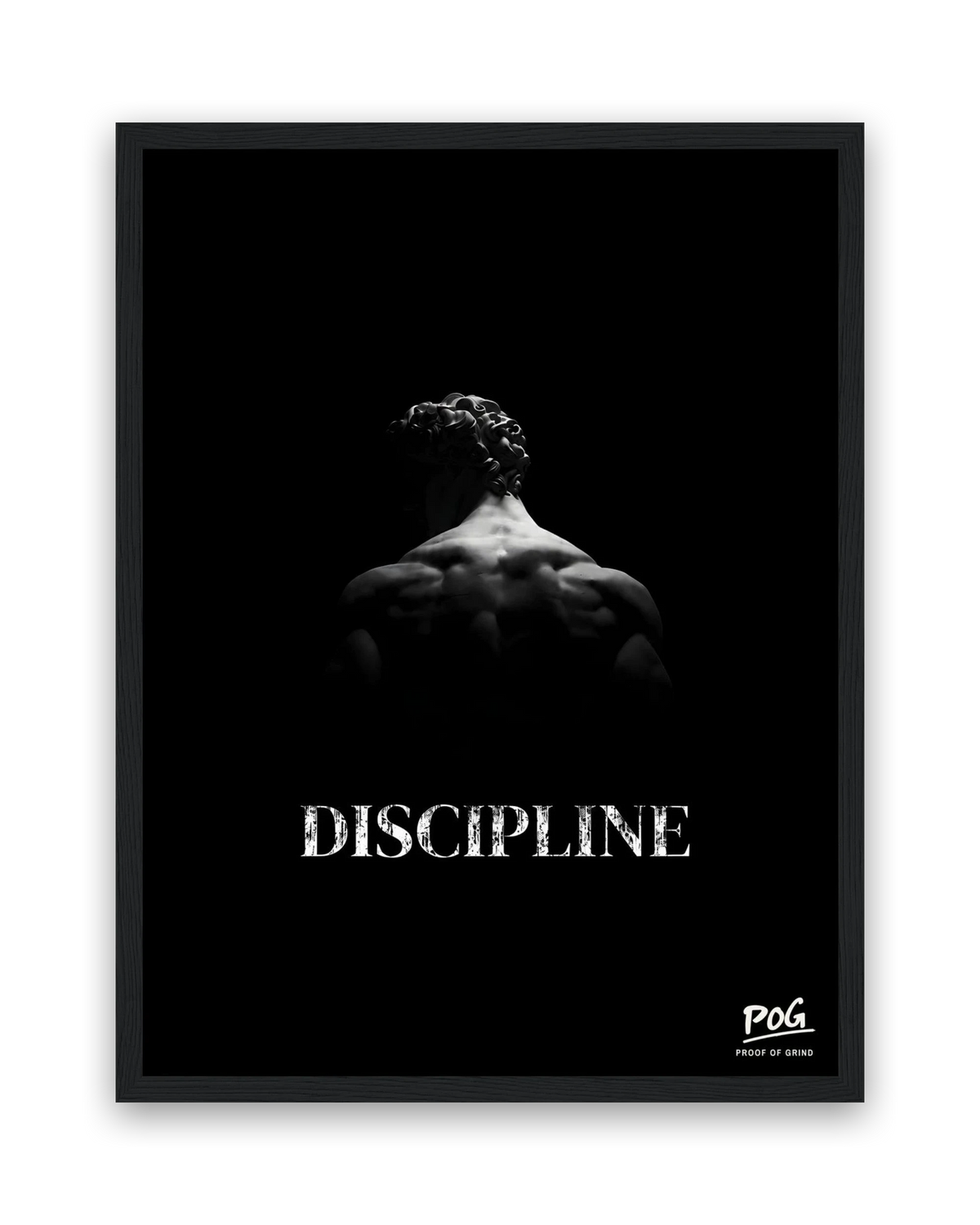 Discipline – 30×40 cm – Zwart