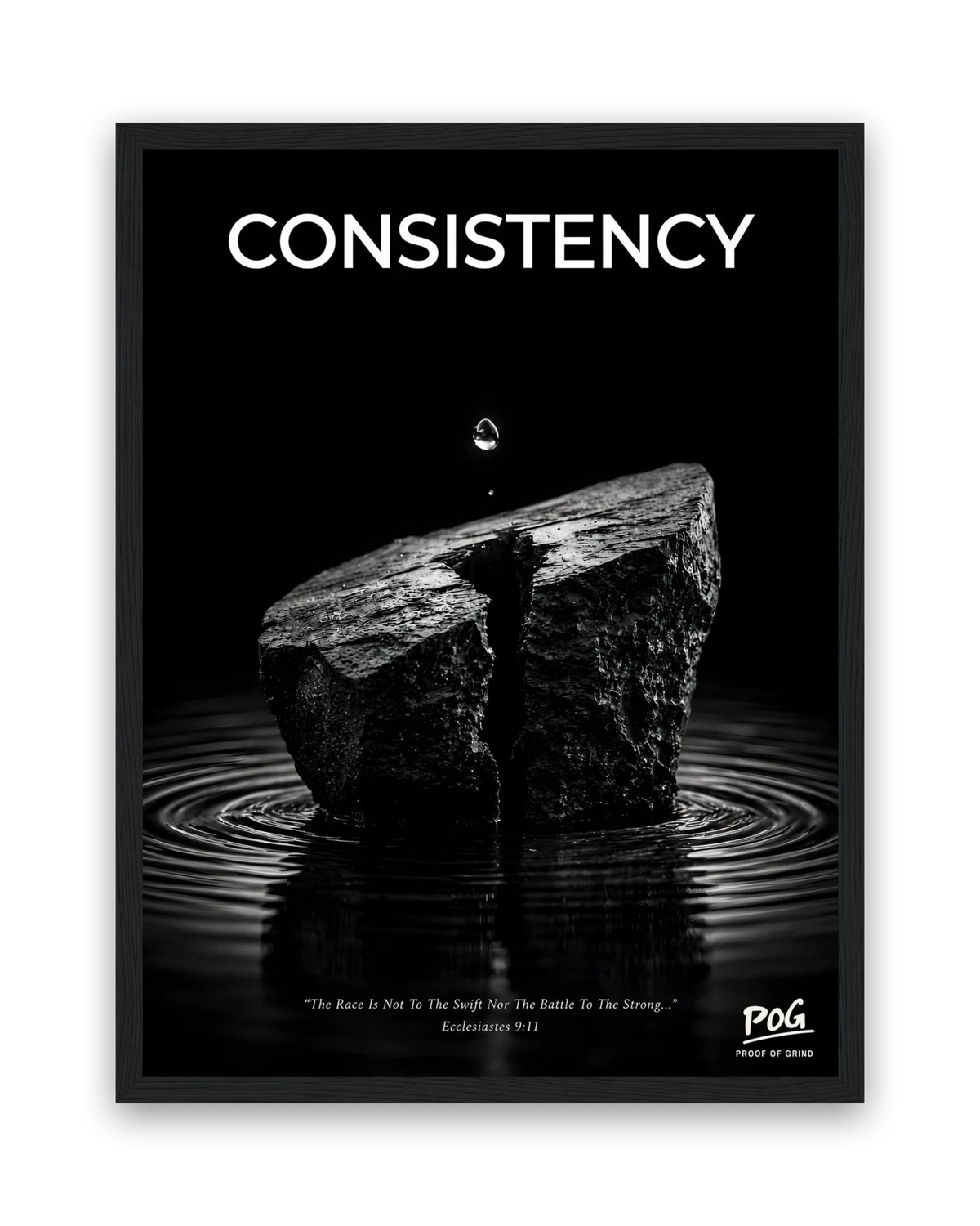 Consistency – 30×40 cm – Zwart