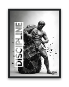 Discipline – 30×40 cm – Zwart