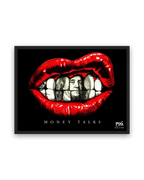Money Talks – 30×40 cm – Zwart