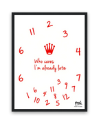 Who Cares – 30×40 cm – Zwart
