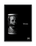 Tell None – 30×40 cm – Zwart