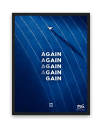 Again – 30×40 cm – Zwart