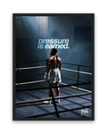 Pressure Is Earned – 30×40 cm – Zwart