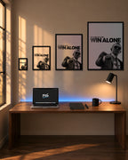 Win Alone – Zwart – alle formaten