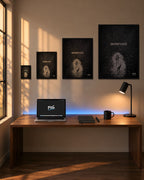 Dominate poster aan de muur – Zwart – alle formaten