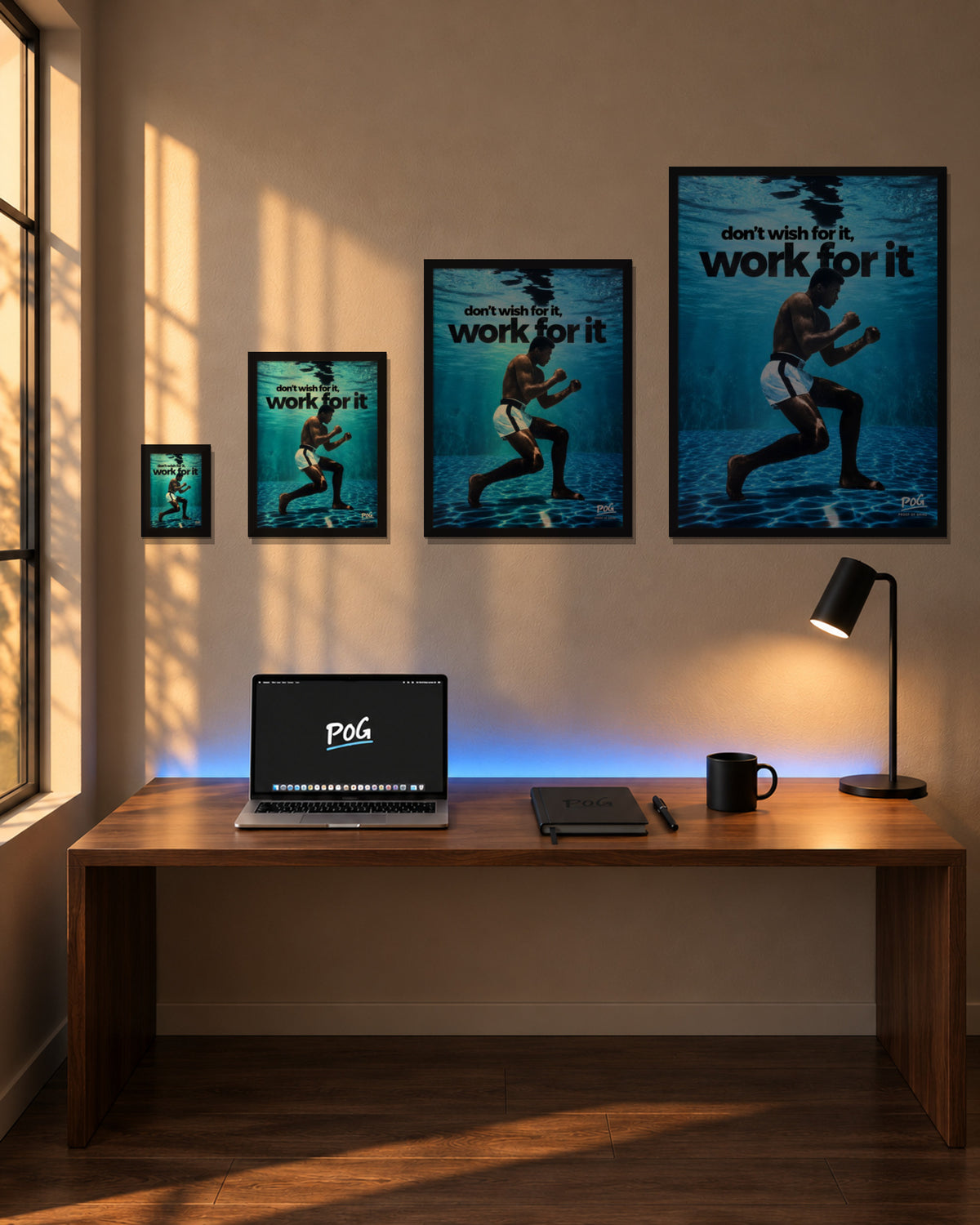 Work For It – Zwart – alle formaten