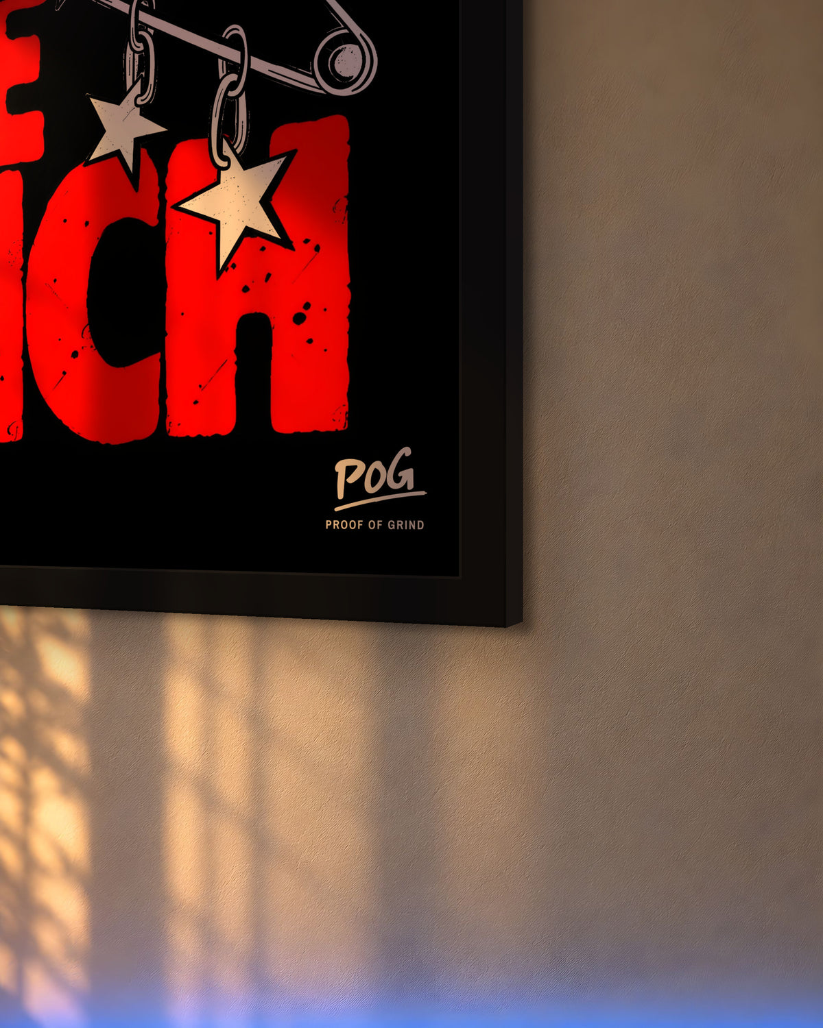 Born Broke Die Rich – Zwart – detail
