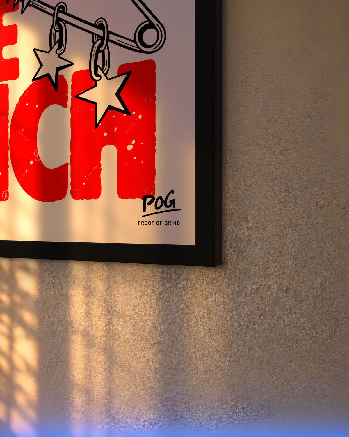 Born Broke Die Rich – Zwart – detail