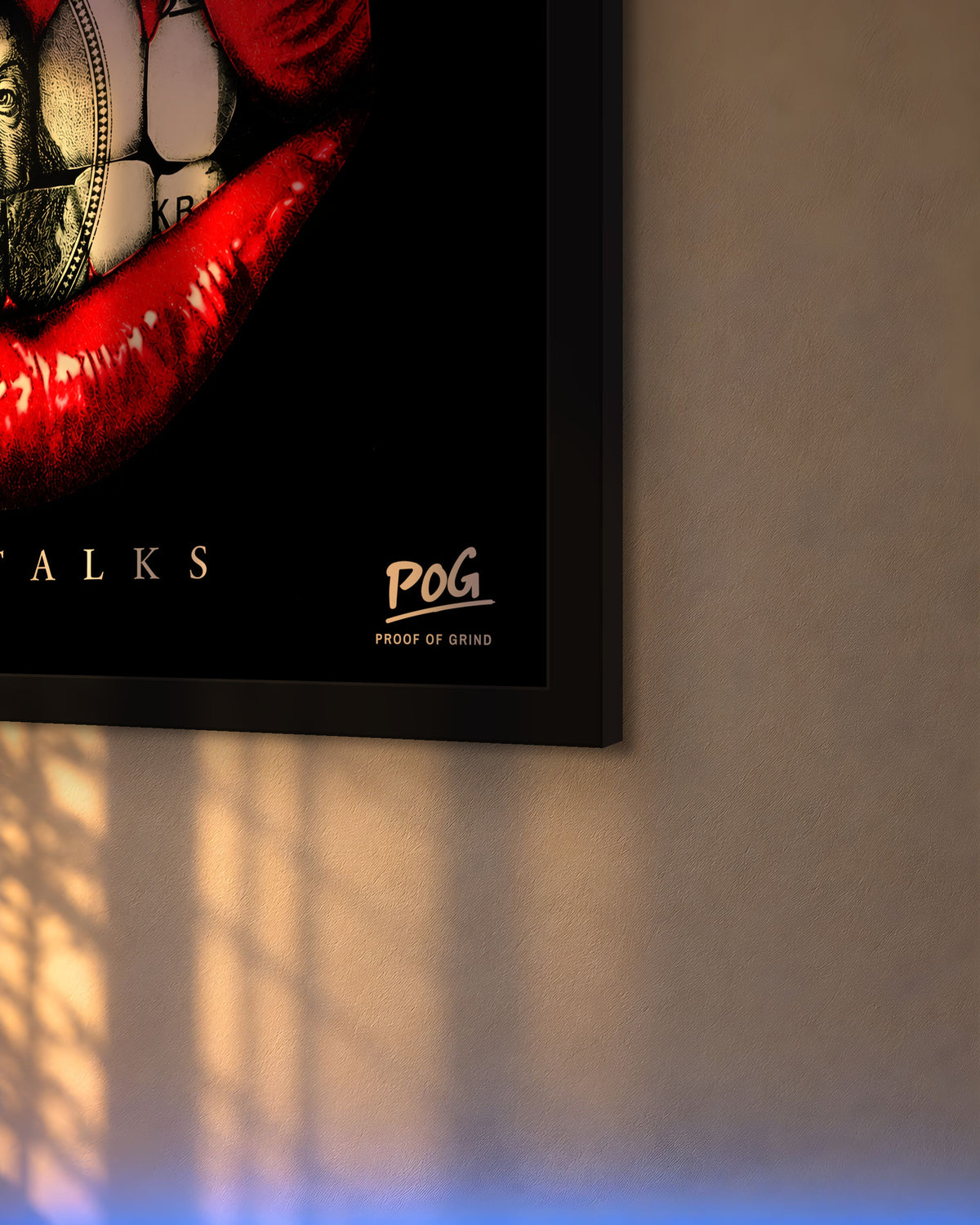 Money Talks – Zwart – detail