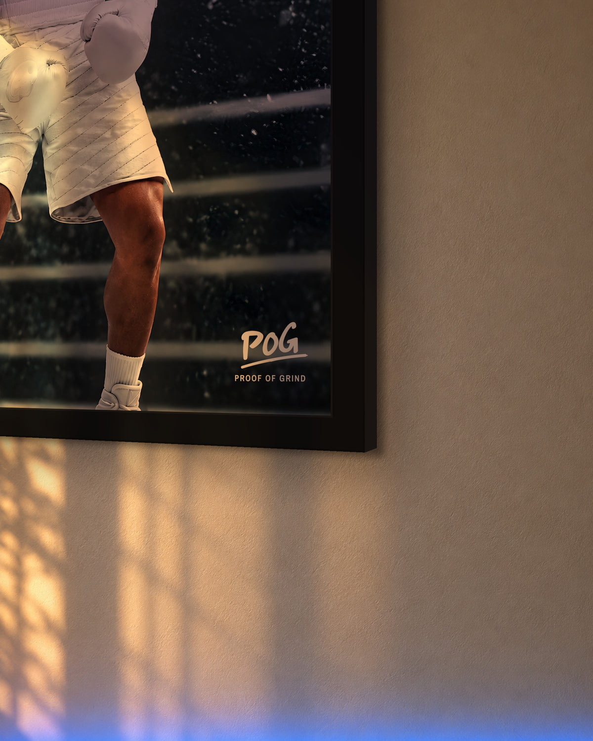 Brul van de winnaar poster aan de muur – Zwart – detail