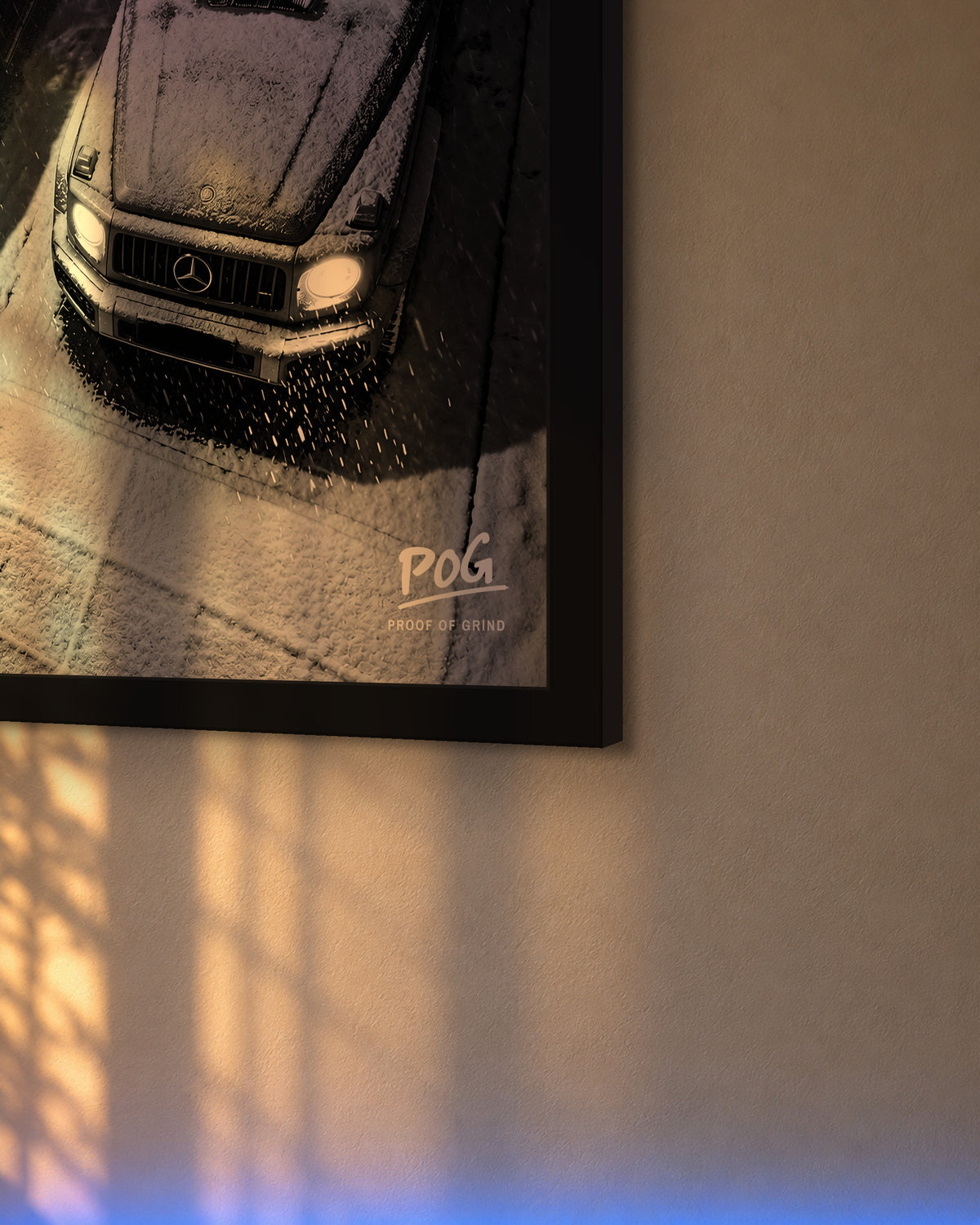 No Risk No Story Sneeuw poster aan de muur – Zwart – detail
