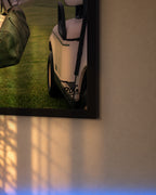 Time Is Wealth poster aan de muur – Zwart – detail