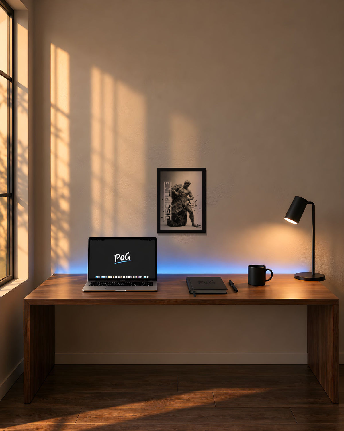 Discipline – 30×40 cm – Zwart – in de kamer