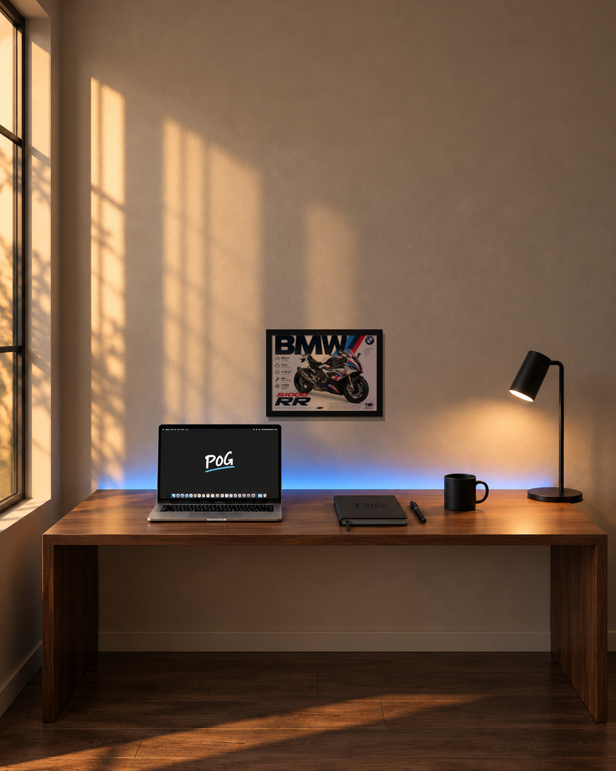 Gas erop – 30×40 cm – Zwart – in de kamer